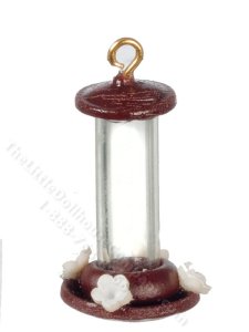 (image for) Miniature Hummingbird Feeder for Dollhouses