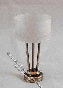 (image for) Dollhouse Scale Model Battery Operated Contemporary Table Lamp