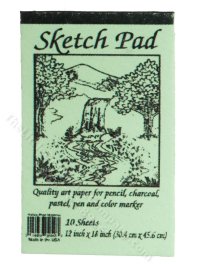 (image for) Miniature Sketch Pad for Dollhouses