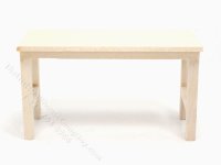 (image for) Miniature Unfinished Table for Dollhouses