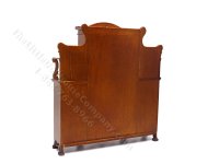 (image for) Miniature Walnut Art Nouveau Wardrobe w/Mirror