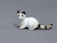 (image for) Miniature Siamese Cat Kitten Statuette for Dollhouse