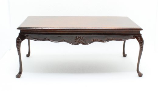 (image for) Dark Walnut Dining Table in Miniature
