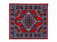 (image for) Miniature Oriental Rug for Dollhouses - Red
