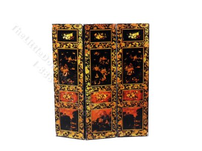 (image for) Miniature Folding Dressing Screen for Dollhouses