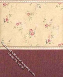 (image for) Dollhouse Scale Model Wallpaper 3 pc. Set