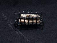 (image for) Miniature Log Holder with Wood for Dollhouses