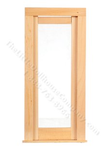 (image for) Dollhouse Glass Panel Front Door