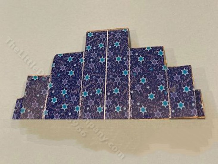 (image for) Miniature Hanukkah Fireplace Screen Kit for Dollhouses