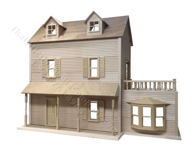 (image for) Assembled "Lennox" Unfinished Dollhouse