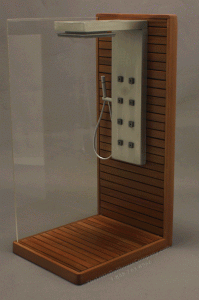 (image for) Miniature Modern Shower by PRD Miniatures