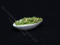 (image for) Miniature Green Beans Almondine for Dollhouses