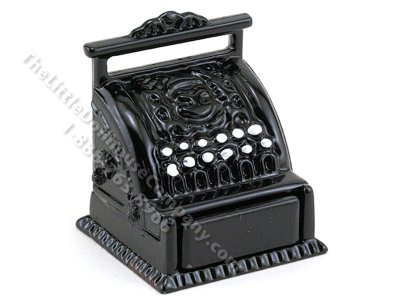 (image for) Miniature Black Cash Register for Dollhouses