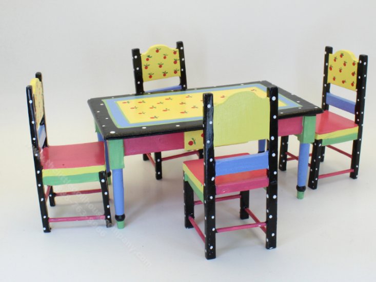 (image for) Whimsical Strawberry Table & Chairs