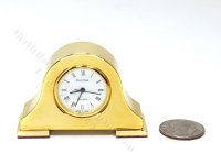 (image for) Miniature 1988 Bulova Mantle Clock for Dollhouses