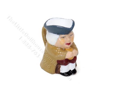 (image for) Miniature Toby Jug for Dollhouses - Khaki