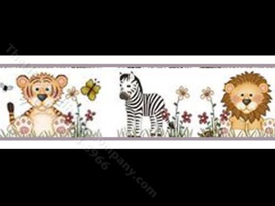(image for) Dollhouse Scale Model Children's Wallpaper Borders