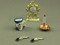 (image for) Dollhouse Miniature Classic Den accessories
