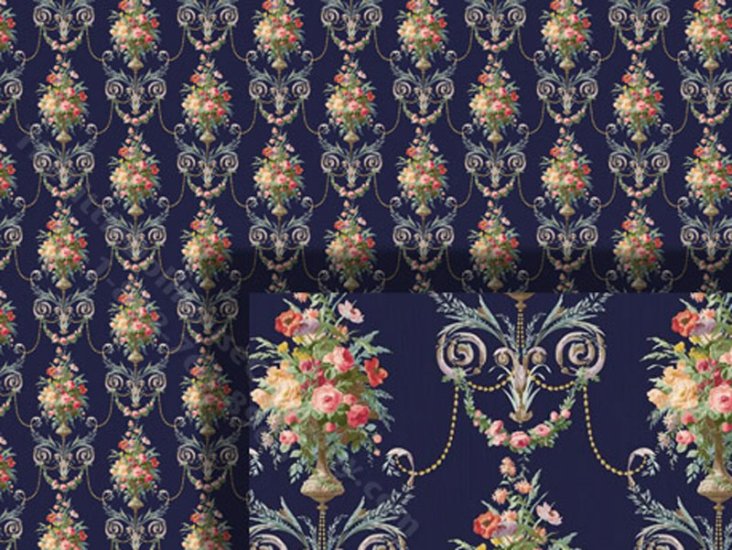 (image for) 1/2 Scale Wallpaper for Dollhouses