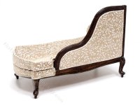 (image for) Dollhouse Miniature Chaise by Judith Blondell