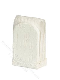 (image for) Miniature White Napkin Holder for Dollhouses