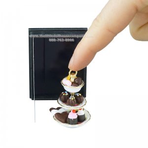 (image for) 3 Tier Cake Stand filled with different confectionery