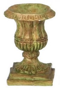 (image for) Miniature Large Aged Urn for Dollhouses