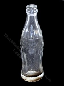 (image for) Dollhouse Scale Model Empty Glass Coca Cola Bottle