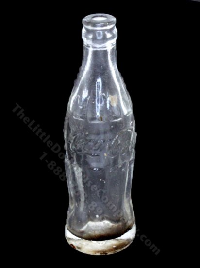(image for) Dollhouse Scale Model Empty Glass Coca Cola Bottle