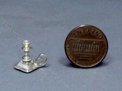 (image for) Miniature Sterling Silver Candle Holder by Don Henry