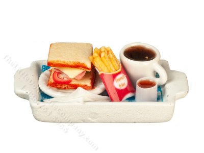 (image for) Miniature Sandwich Platter for Dollhouses