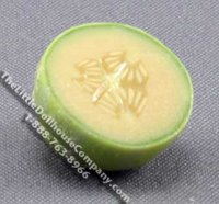 (image for) Dollhouse Scale Model Green Half Melon