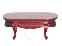 (image for) Miniature Mahogany Coffee Table for Dollhouse