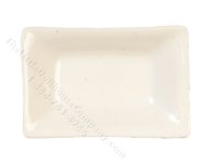 (image for) Miniature Rectangular Ceramic Plate for Dollhouses