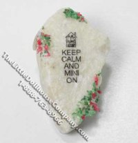(image for) Miniature Inspirational Garden Rock for Dollhouses