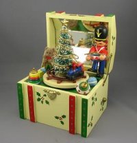 (image for) Dollhouse Miniature Christmas Music Box