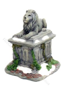 (image for) Miniature Outdoor Lion Statue for Dollhouses