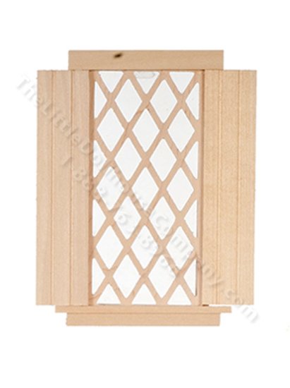 (image for) Miniature Diamond Pattern Shuttered Window