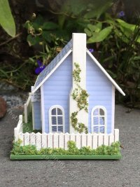 (image for) 1:144 Scale Miniature Blue Sky Cafe House Kit