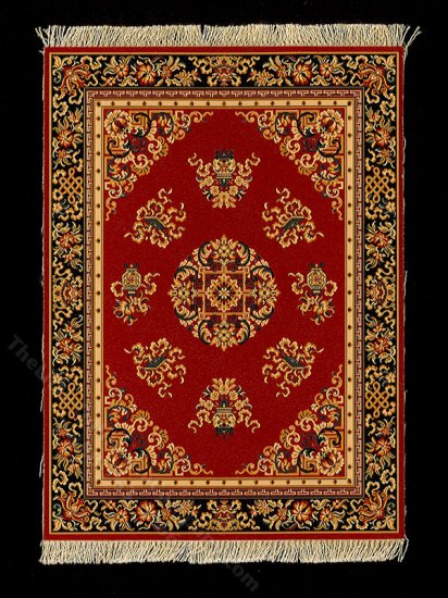(image for) Miniature 2 Sided Carpet for Dollhouses