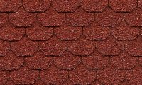 (image for) Dollhouse Scale Model Miniature Red Canyon Asphalt Shingles