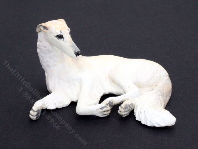 (image for) Miniature Laying Borzoi by Karl Blindheim