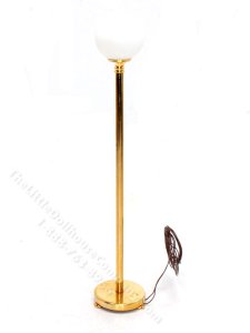 (image for) Miniature Brass Globe Floor Lamp for Dollhouses