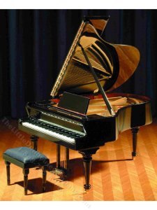 (image for) Miniature Grand Piano with Bench Kit