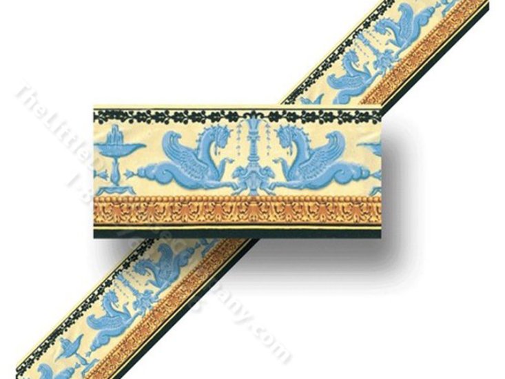 (image for) 1:24 Scale Dollhouse Wallpaper Border
