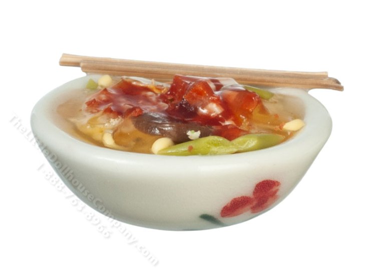 (image for) Miniature Bowl of Noodles for Dollhouses