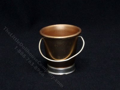 (image for) Miniature Gold Ice Bucket for Dollhouses