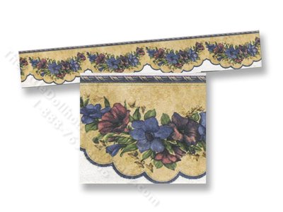 (image for) Dollhouse Scale Model Wallpaper Borders