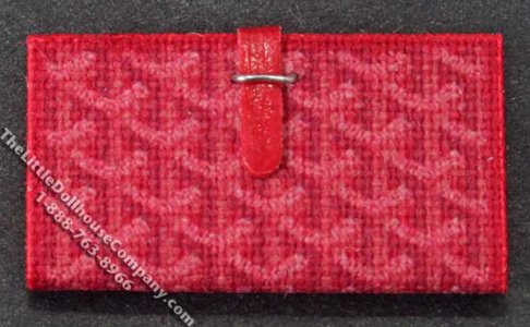 (image for) Miniature Red Purse for Dollhouses