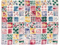 (image for) Miniature Handmade Quilt for Dollhouses - Hearts and Stars